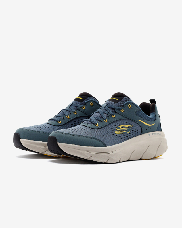 Skechers D'LUX WALKER 2.0 - DURVEN Gri Erkek Günlük Ayakkabı - 4