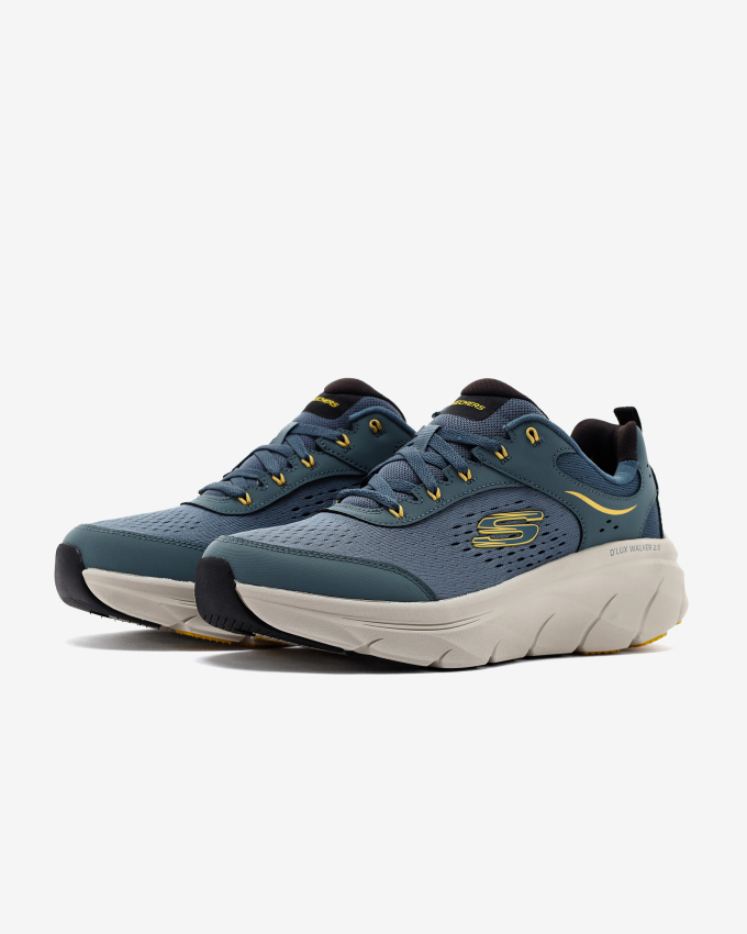 Skechers D'LUX WALKER 2.0 - DURVEN Gri Erkek Günlük Ayakkabı - 4