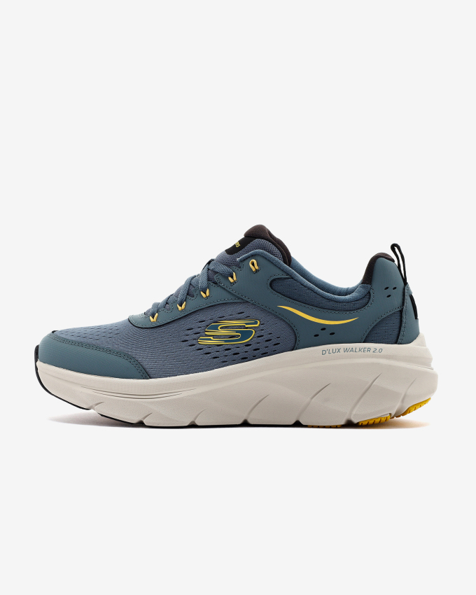 Skechers D'LUX WALKER 2.0 - DURVEN Gri Erkek Günlük Ayakkabı - 2