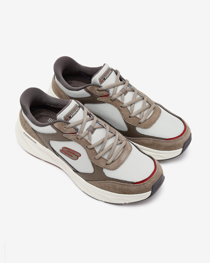 Skechers Edgeride Erlon Kahverengi Erkek Günlük Ayakkabı - 4