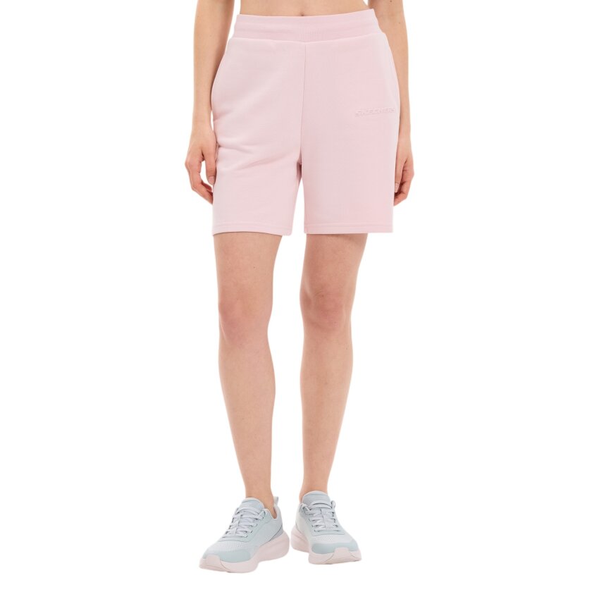 Skechers Essential 5 Inch Sweat Pembe Kadın Şort - 1