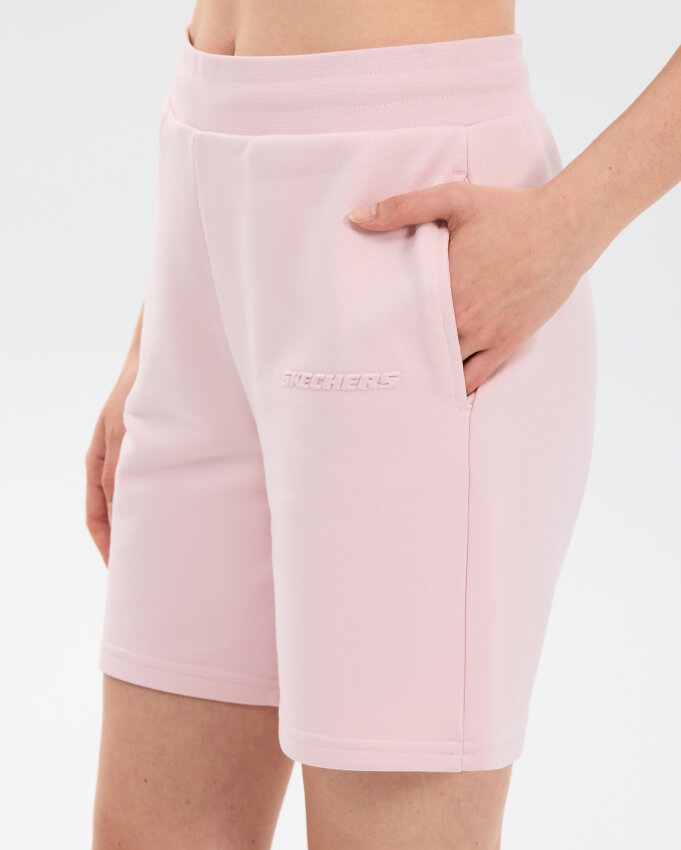 Skechers Essential 5 Inch Sweat Pembe Kadın Şort - 4