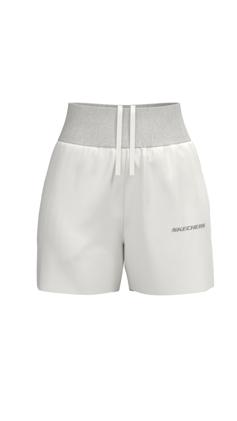 Skechers Essential 5 Inch Sweat Short Sweat Beyaz Kadın Şort - 1
