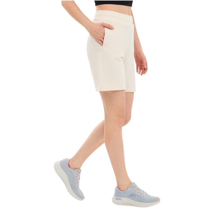 Skechers Essential 5 Inch Sweat Short Sweat Beyaz Kadın Şort - 3