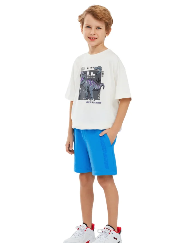 Skechers Essential B 5 inch Short Mavi Çocuk Şort - 1