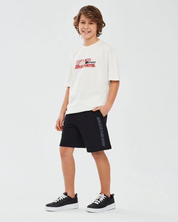 Skechers Essential B 5 inch Short SİYAH Çocuk Şort - Skechers