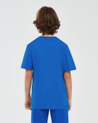 Skechers Essential B Short Sleeve T-Shirt Mavi Çocuk Tshirt - 3
