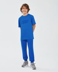Skechers Essential B Short Sleeve T-Shirt Mavi Çocuk Tshirt - 4