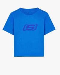 Skechers Essential B Short Sleeve T-Shirt Mavi Çocuk Tshirt - 6