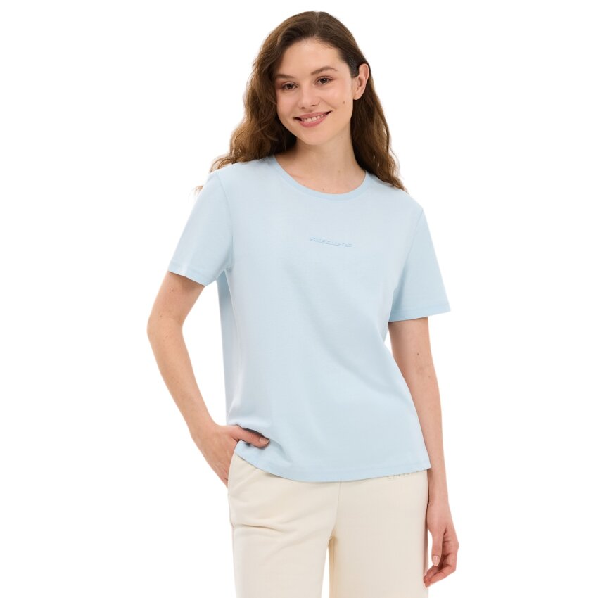 Skechers Essential Crewneck Mavi Kadın Tshirt - 1