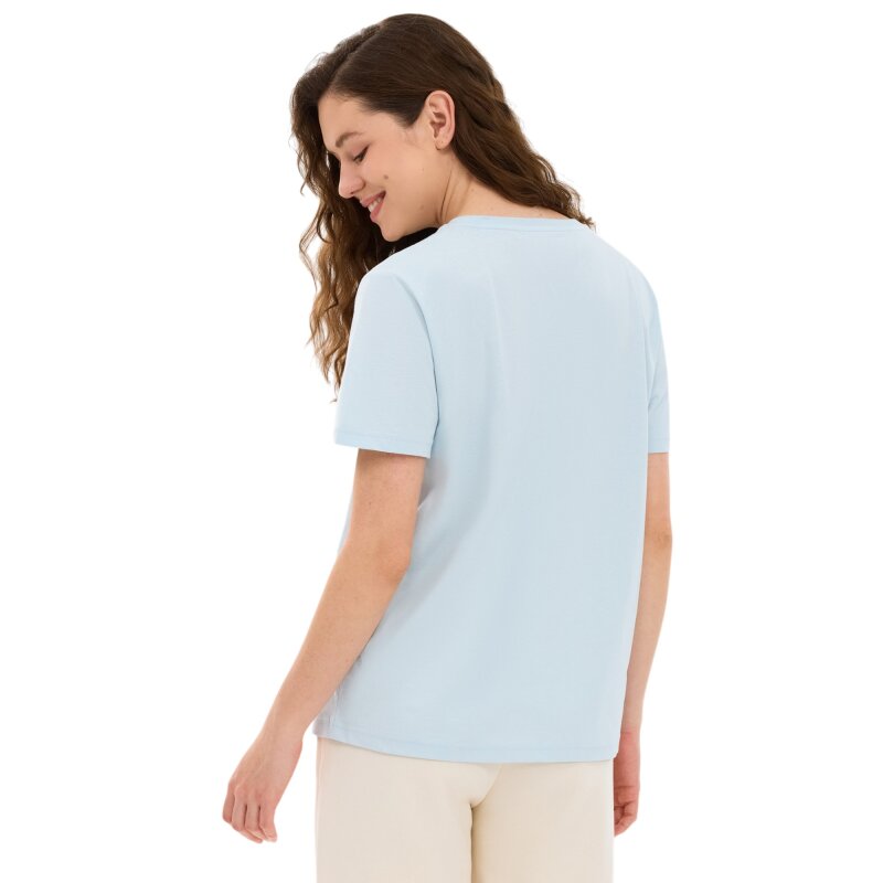 Skechers Essential Crewneck Mavi Kadın Tshirt - 3