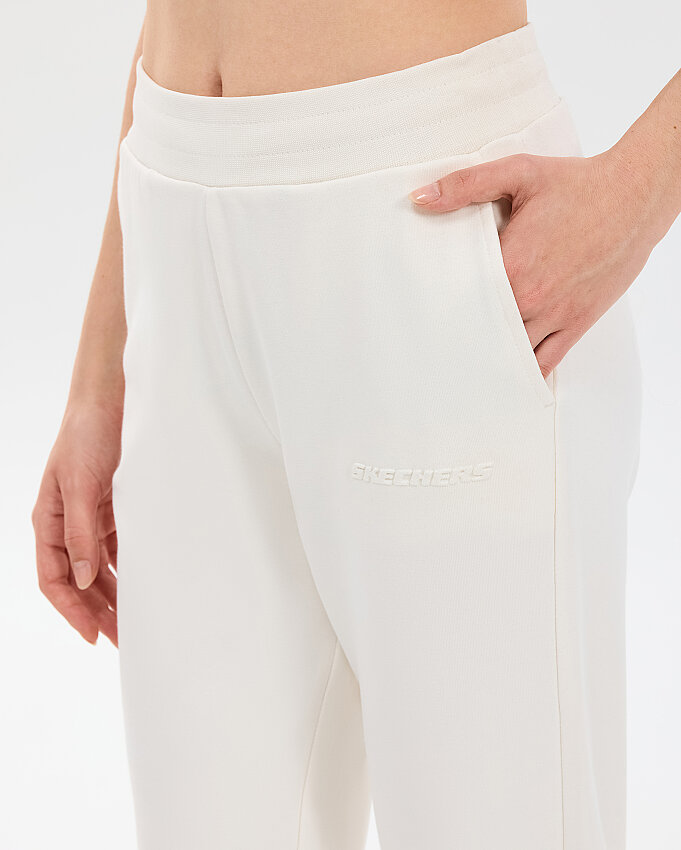 Skechers Essential Jogger Beyaz Kadın Eşofman Altı - 6