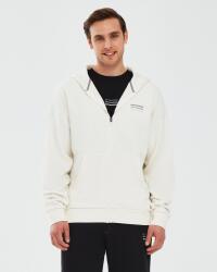 Skechers Essential M Full Zip Hoodie Sweatshirt BEYAZ Erkek Sweatshirt - 1