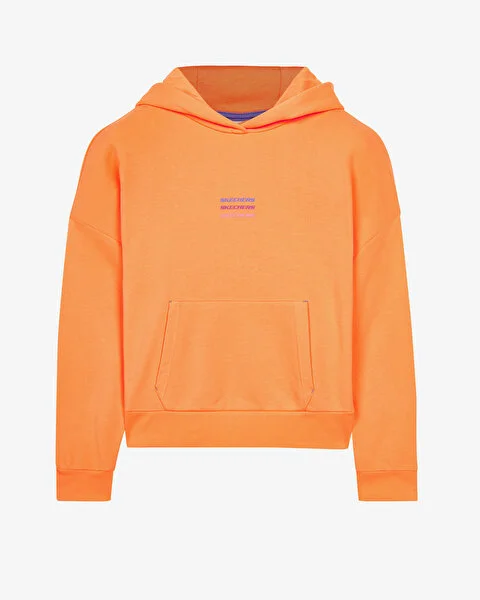 Skechers Essential W Hoodie Sweatshirt Turuncu Kadın Sweatshirt - 1