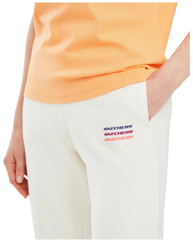 Skechers Essential W Jogger Sweatpant BEYAZ Kadın Eşofman Altı - 5