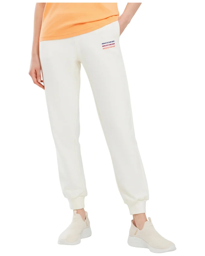 Skechers Essential W Jogger Sweatpant BEYAZ Kadın Eşofman Altı - 1