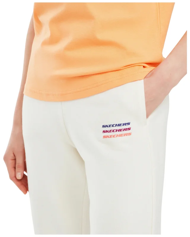 Skechers Essential W Jogger Sweatpant BEYAZ Kadın Eşofman Altı - 5