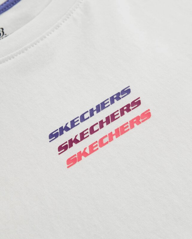 Skechers Essential W Short Sleeve T-Shirt BEYAZ Kadın Tshirt - 4