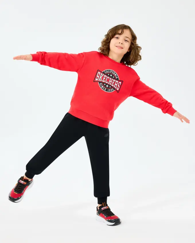 Skechers Essentials Sweatpant Siyah Çocuk Eşofman Altı - 4