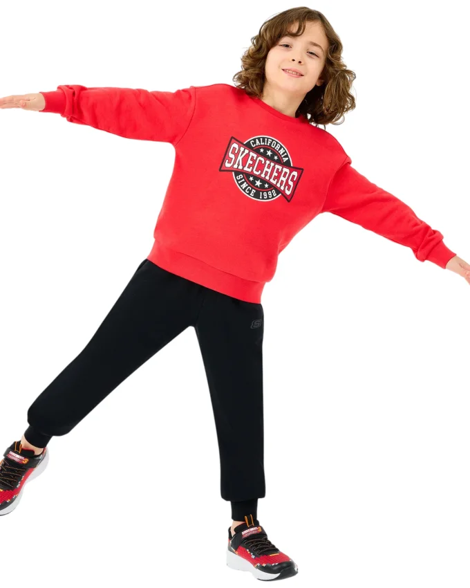 Skechers Essentials Sweatpant Siyah Çocuk Eşofman Altı - 1