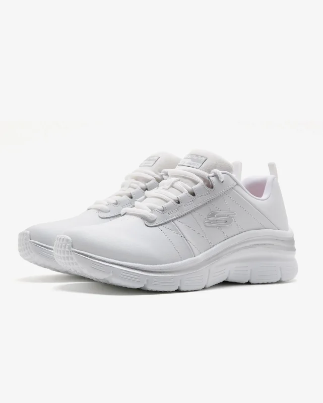 Skechers FASHION FIT - EFFORTLESS BEYAZ Kadın Günlük Ayakkabı - 5
