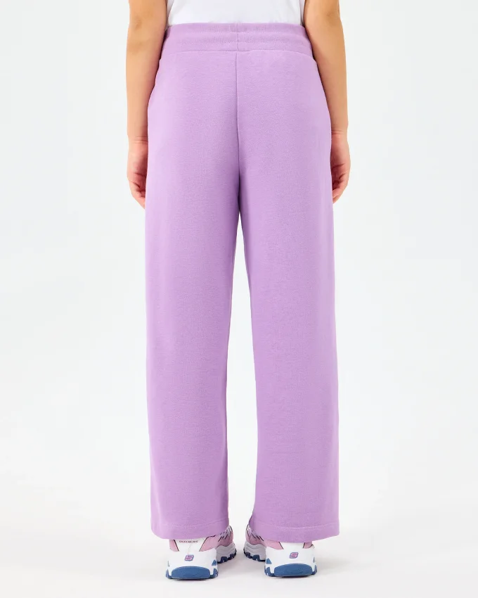 Skechers Fleece Mor Çocuk Eşofman Altı - 3