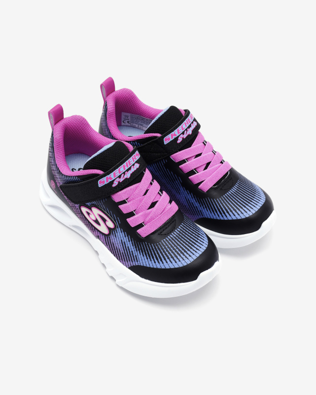 Skechers Flicker Flash-Light Takeover Siyah Çocuk Günlük Ayakkabı - 6