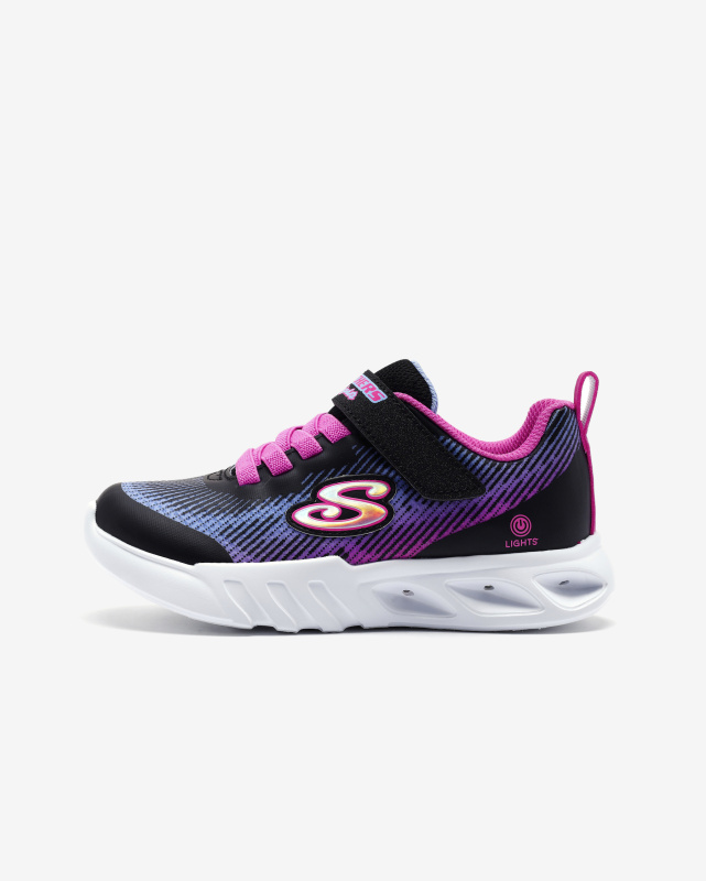 Skechers Flicker Flash-Light Takeover Siyah Çocuk Günlük Ayakkabı - 2