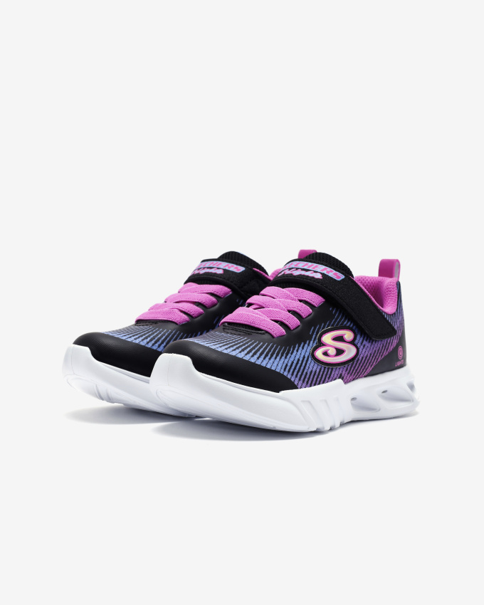 Skechers Flicker Flash-Light Takeover Siyah Çocuk Günlük Ayakkabı - 3