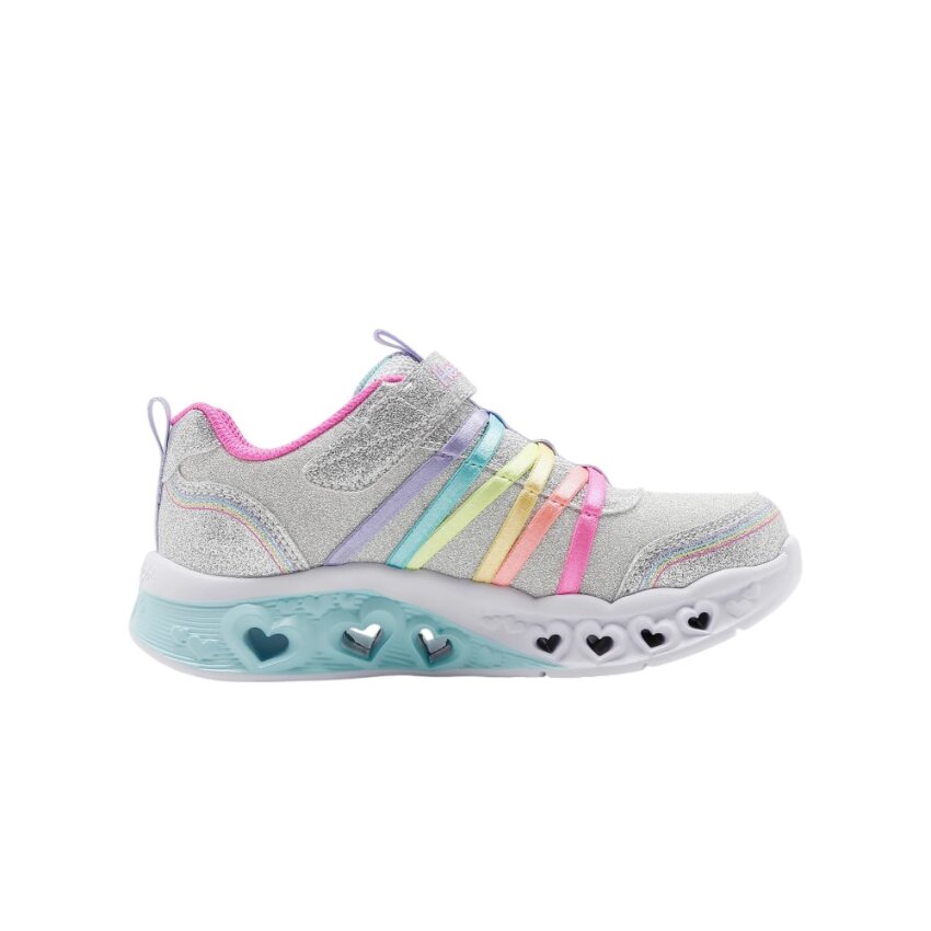 Skechers FLUTTER HEART LİGHTS Gri Çocuk Günlük Ayakkabı - 2