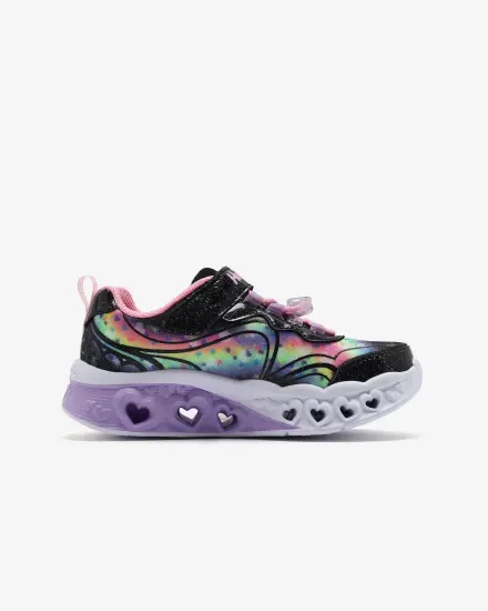 Skechers Flutter Heart Lights - Groovy Swirl Çocuk Günlük Ayakkabı - 1