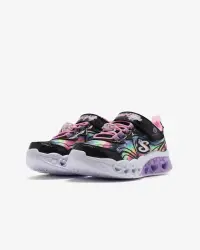 Skechers Flutter Heart Lights - Groovy Swirl Çocuk Günlük Ayakkabı - 3