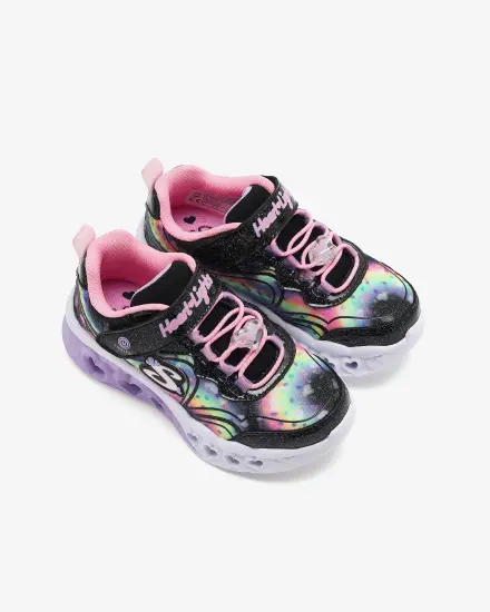 Skechers Flutter Heart Lights - Groovy Swirl Çocuk Günlük Ayakkabı - 6