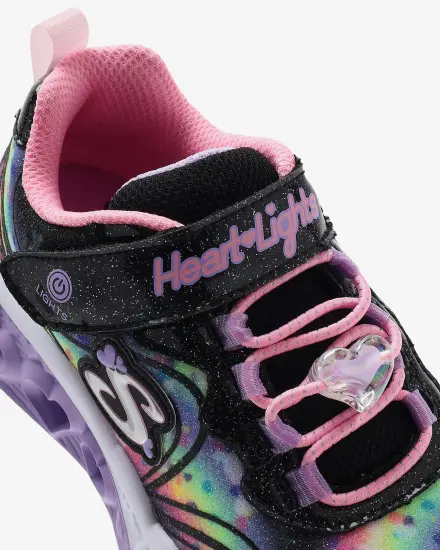 Skechers Flutter Heart Lights - Groovy Swirl Çocuk Günlük Ayakkabı - 7