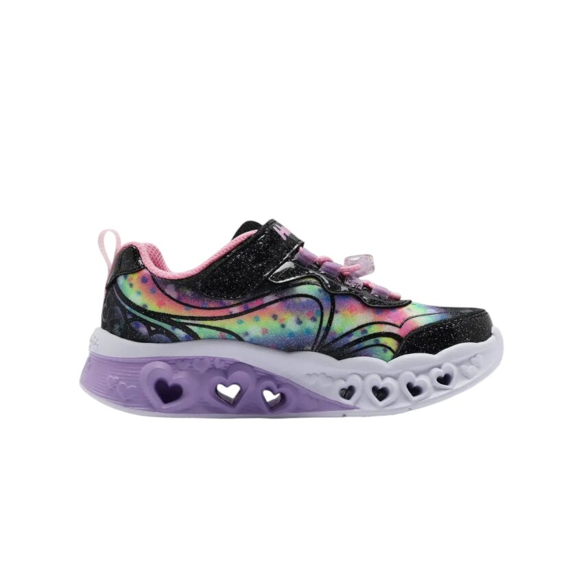 Skechers Flutter Heart Lights - Groovy Swirl Çocuk Günlük Ayakkabı - 1