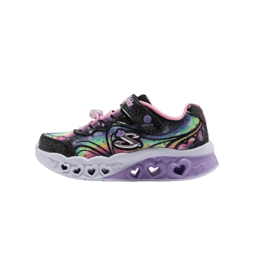 Skechers Flutter Heart Lights - Groovy Swirl Çocuk Günlük Ayakkabı - 1