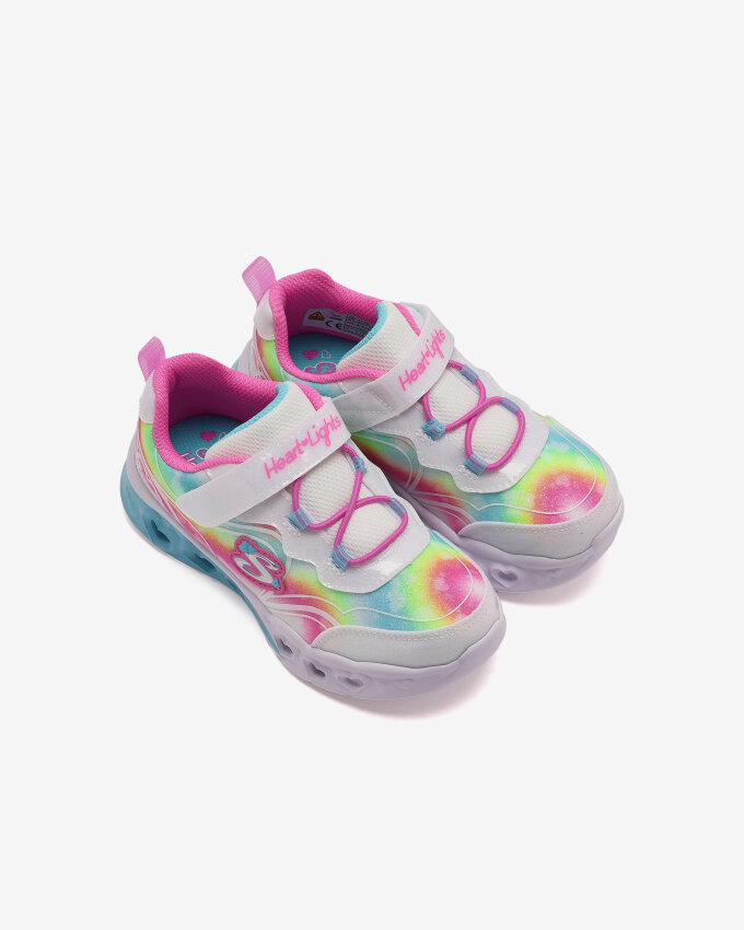Skechers Flutter Heart Lights - Groovy Swirl Çocuk Günlük Ayakkabı - 4