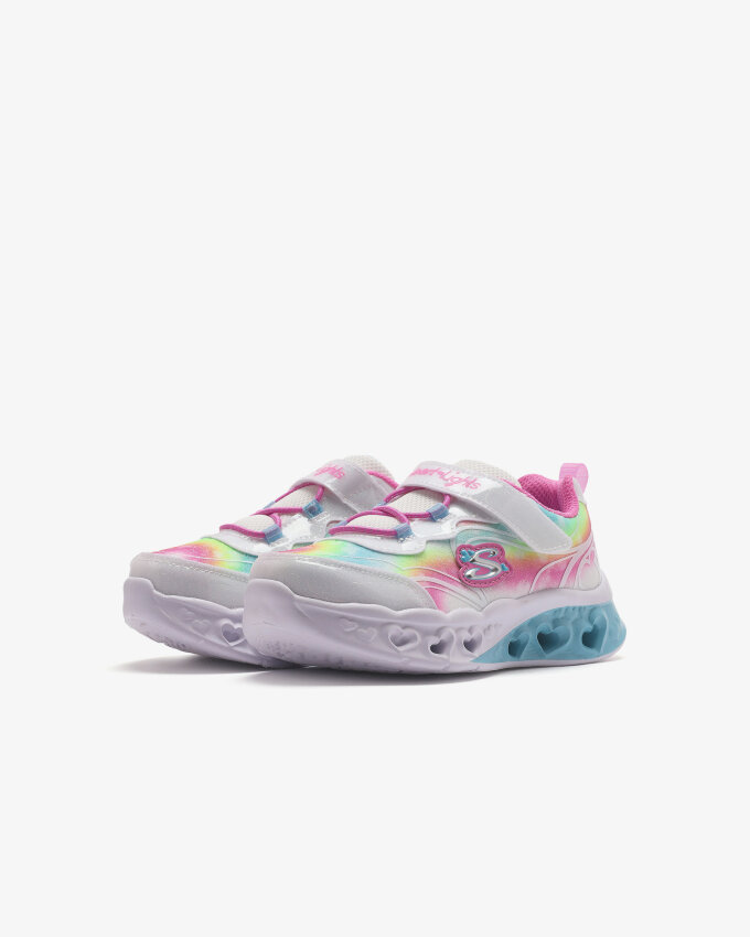 Skechers Flutter Heart Lights - Groovy Swirl Çocuk Günlük Ayakkabı - 6
