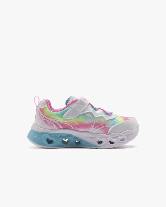 Skechers Flutter Heart Lights - Groovy Swirl Çocuk Günlük Ayakkabı - 1