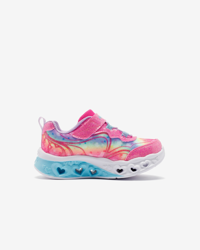 Skechers Flutter Heart Lights - Groovy Swirl Pembe Çocuk Günlük Ayakkabı - 2