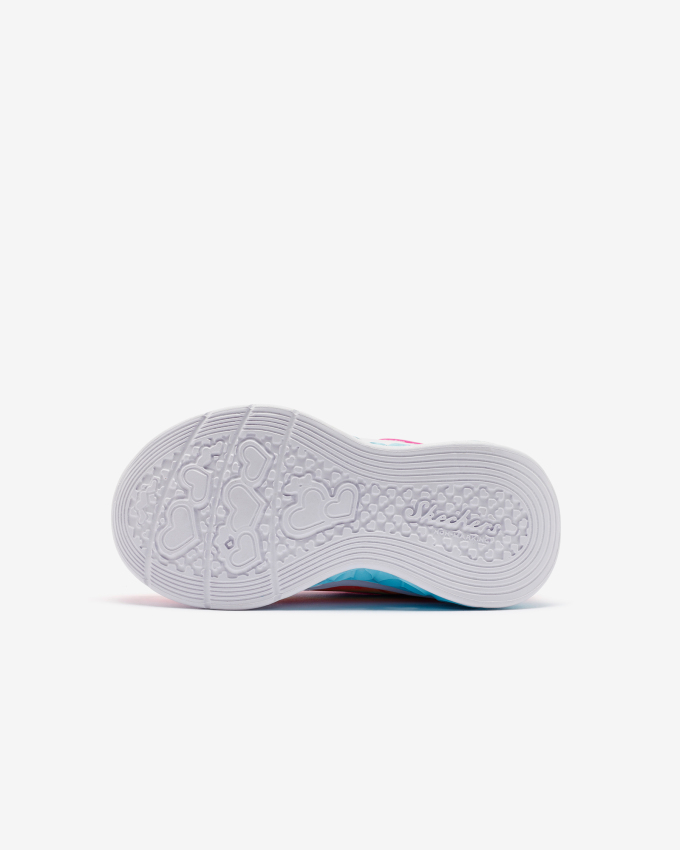 Skechers Flutter Heart Lights - Groovy Swirl Pembe Çocuk Günlük Ayakkabı - 4