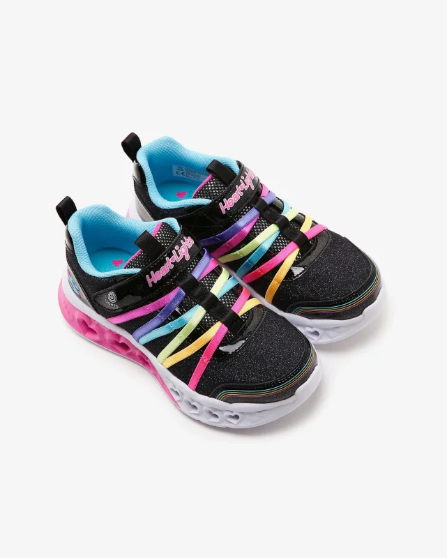 Skechers FLUTTER HEART LİGHTS SİYAH Çocuk Günlük Ayakkabı - 5