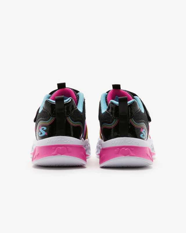 Skechers FLUTTER HEART LİGHTS SİYAH Çocuk Günlük Ayakkabı - 7
