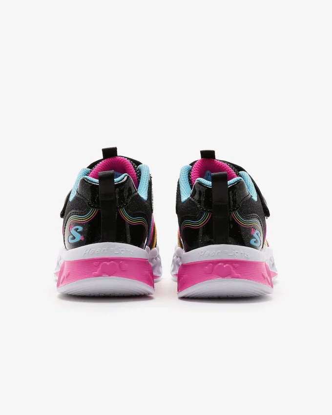 Skechers FLUTTER HEART LİGHTS SİYAH Çocuk Günlük Ayakkabı - 7