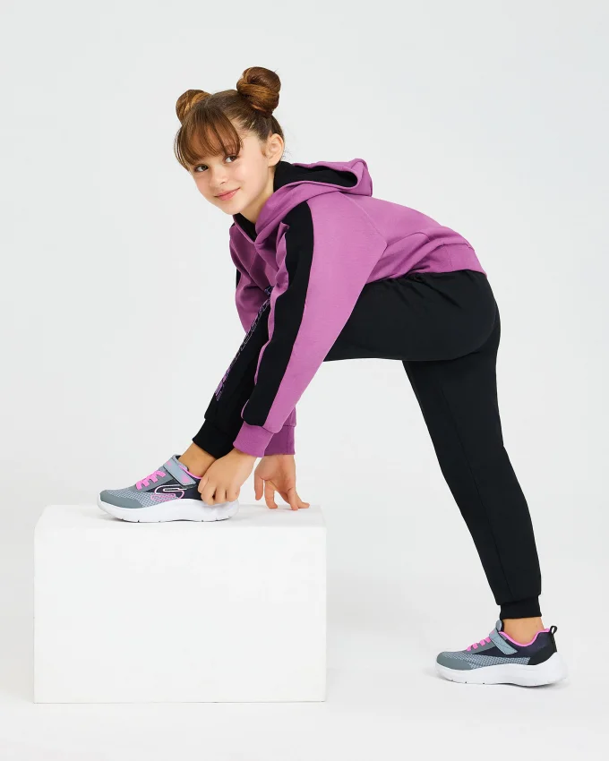Skechers 2XI-Lock Mor Çocuk Sweatshirt - 3