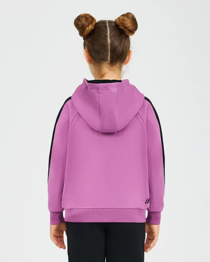 Skechers 2XI-Lock Mor Çocuk Sweatshirt - 4