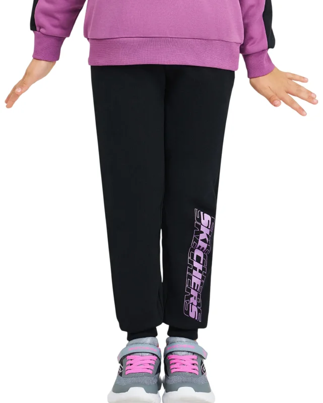 Skechers G 2XI-Lock Jogger Siyah Çocuk Eşofman Altı - 2