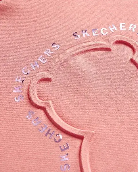 Skechers 2XI-Lock Loose Fit Pembe Çocuk Sweatshirt - 4