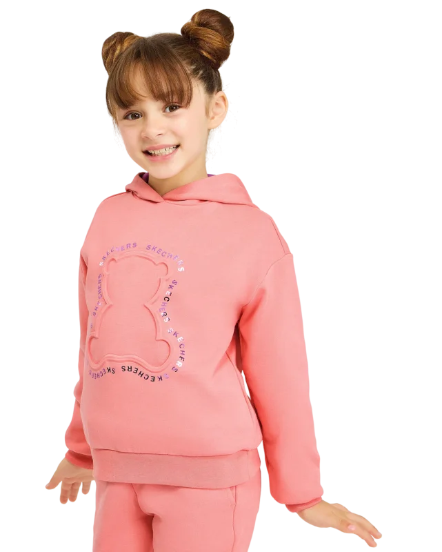 Skechers 2XI-Lock Loose Fit Pembe Çocuk Sweatshirt - 1