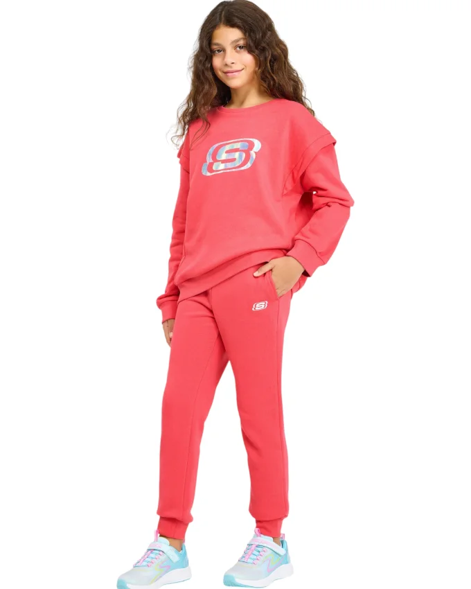 Skechers G Essential Jogger Pembe Çocuk Eşofman Altı - 2